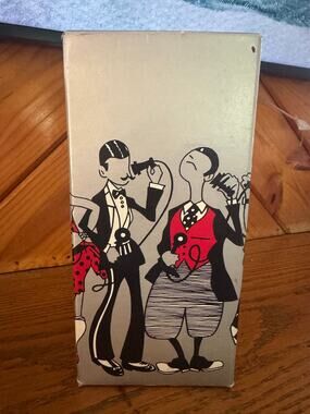 Vintage Avon Leather Cologne Telephone Bottle w Original Box
